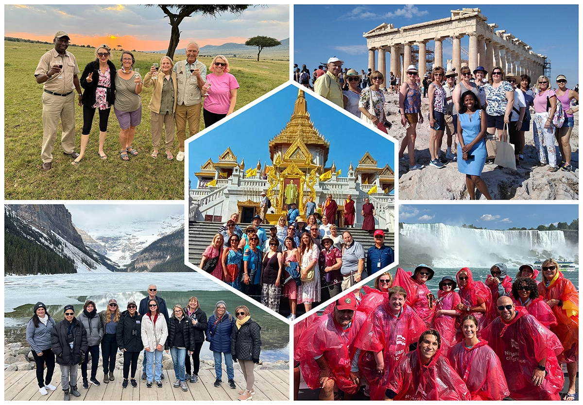 Best Single Travel group enjoying a vacation together