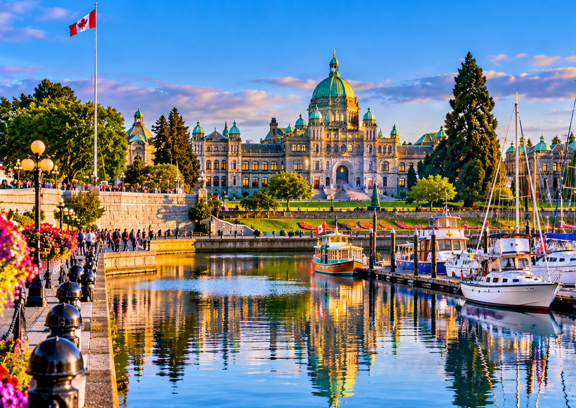 Victoria British Columbia historic waterfront