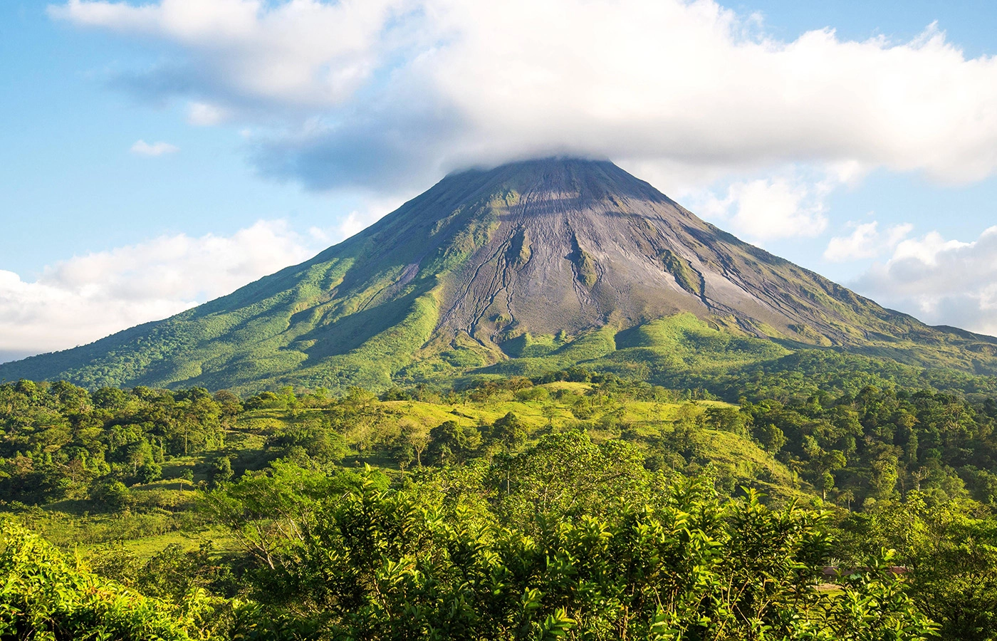 Tropical Central American landscape