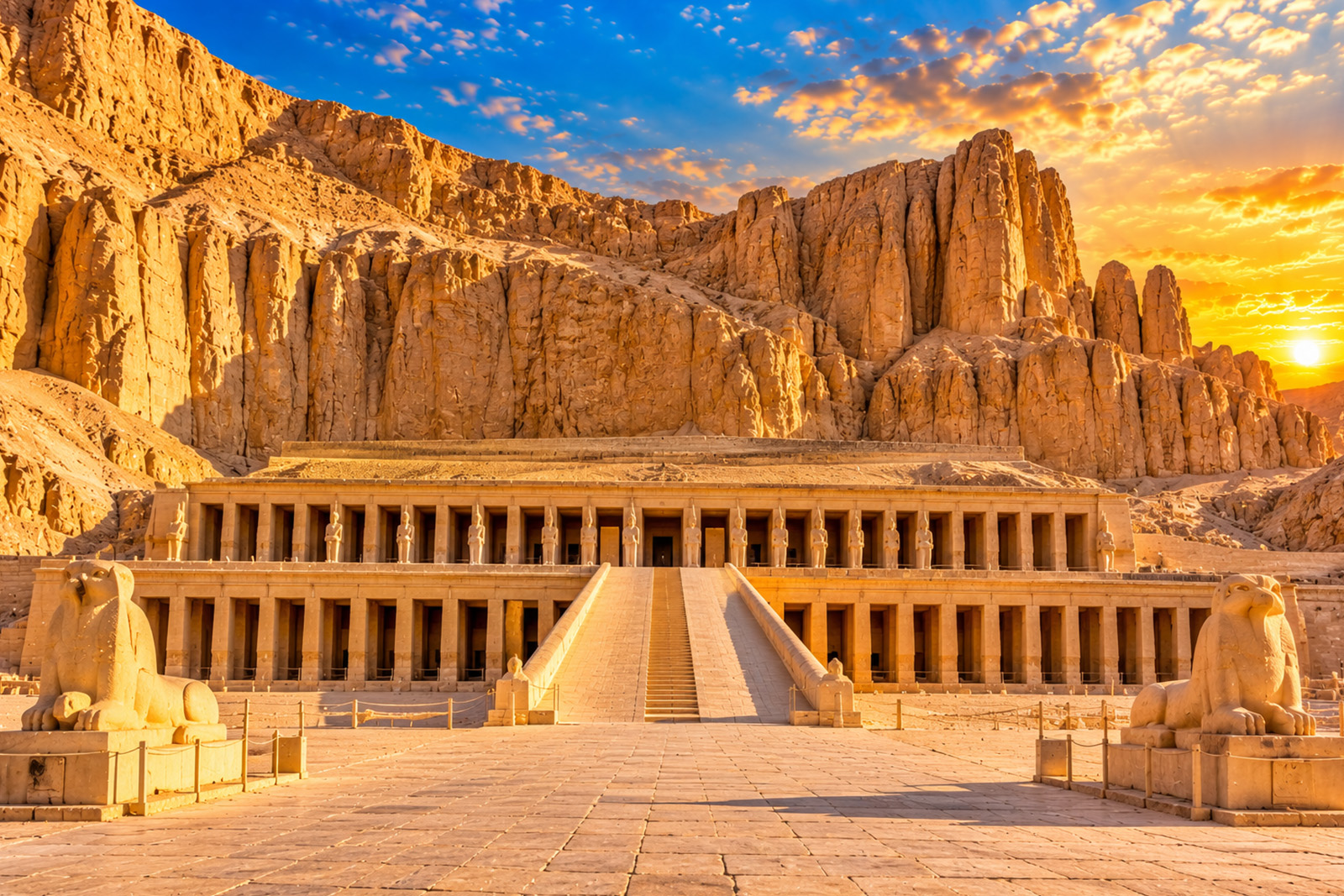 Temple of Queen Hatshepsut at Deir el-Bahari Egypt