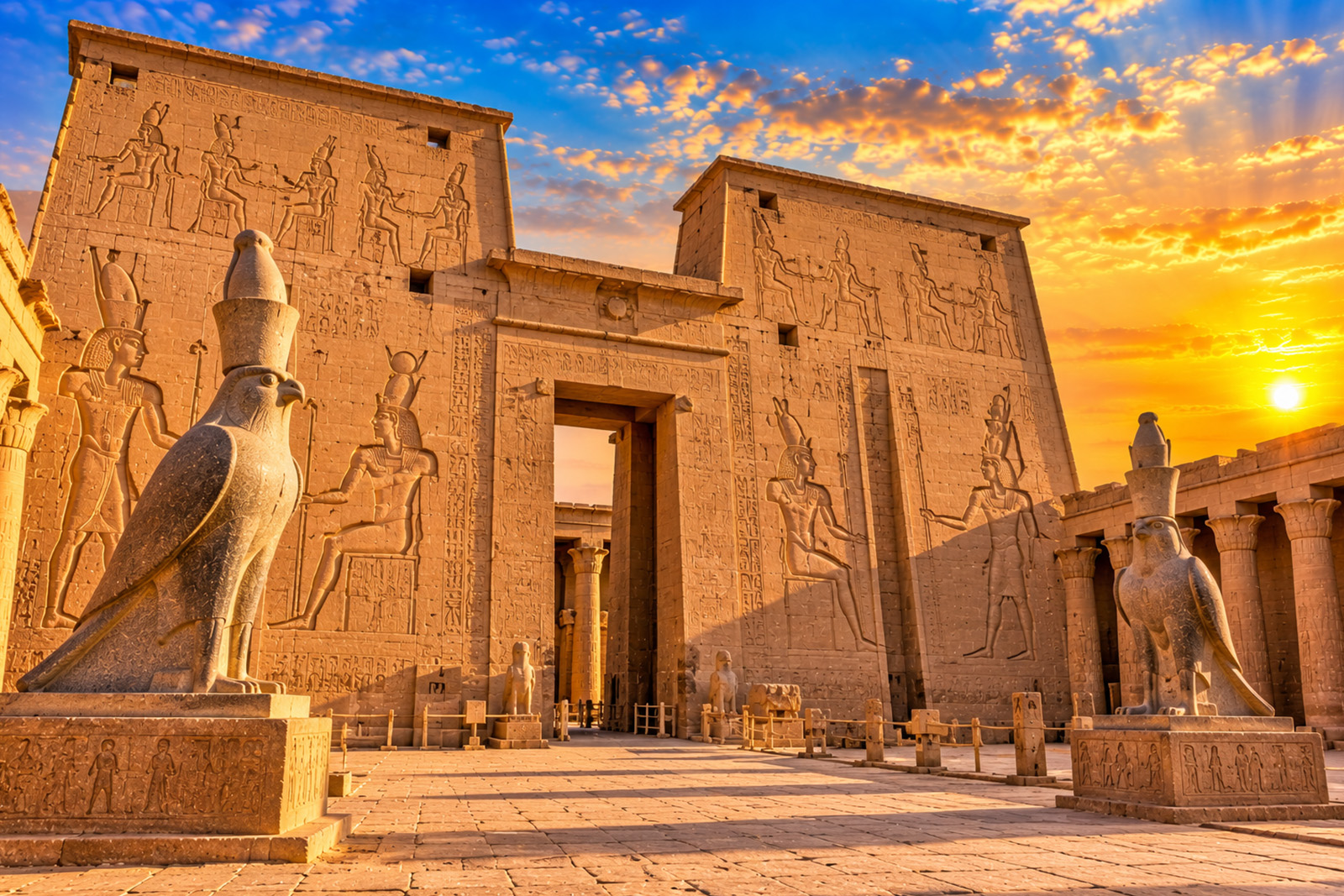 Temple of Horus at Edfu Egypt